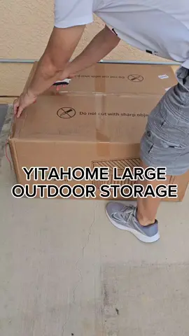 Introducing our new outdoor storage deck box from @YITAHOME . This deck box has a storage capacity of 120 gallons and total dimensions of 56