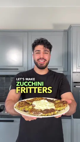 Vegan Zucchini Fritters | Recipe ⬇️  Ingredients: * 2 medium-sized zucchinis, grated * 1 small onion, sliced * 2 cloves of garlic, minced * 1/2 cup chickpea flour, or more if needed * Season to taste * Olive oil for frying Instructions: * Grate zucchinis and let them sit in a colander with salt for 10 minutes to remove excess moisture. Squeeze out the liquid. * In a large bowl, combine grated zucchini, sliced onion, minced garlic, chickpea flour, and season to taste. Mix well. * Heat olive oil in a skillet over medium heat. Spoon 2 tablespoons of the zucchini mixture into the skillet for each fritter. Flatten slightly. * Cook for 3-4 minutes on each side until golden brown.  * Transfer fritters to a paper towel-lined plate to remove excess oil. * Serve warm with tzatziki sauce on top. Enjoy!  ⠀ #veganmeal #veggierecipes #courgetti #zucchinifritters #vegan #veggie #veganrecipes #puffer #veganbreakfastideas #veganesessen #veganesrezept #rosti #veganeernährung #courgettes #plantbasedfood #veganlunch #veganfood #veganrecipe #fritters #veganfoodie #veganfoodporn #courgette #vegetarianrecipes #zucchini #vegancomfortfood #vegetarian #fritter #zucchinis #easyveganmeals #vegandinner