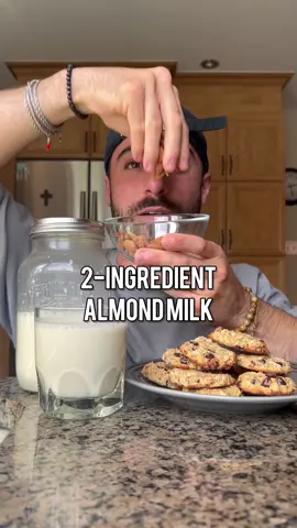 How To Make Almond Milk @JUV #ad #juv #getjuv #almondmilk #milk  #lowcalorie #food #drink #wellness #fyp 