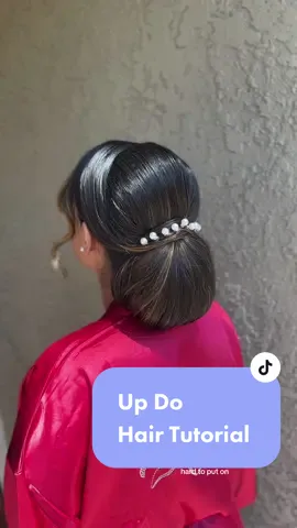 Watch Me Style this elegant Up Do hair tutorial 🥀 ##bridalupdo##updohairstyle##updotutorial##weddingday##weddinghair##bridetobe##hairtutorials