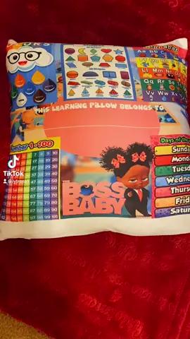 #BossBabyLearningPillow#SmallBusiness