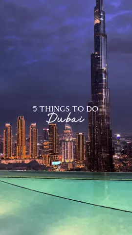 5 things you need to do in Dubai⬇️⠀ ⠀ 1. Stay at Address Skyview Hotel for at least one night. This hotel has the most incredible infinity pool that can only be enjoyed by guests. No, you can’t buy a day pass either. ⠀ ⠀ 2. See the Fountain Show next to the Dubai Mall. The evening show takes place every 30 minutes from 6 pm to 11 pm daily. It’s truly spectacular! ⠀ ⠀ 3. Visit Burj Al Arab. The only way to go to Burj Al Arab is if you’re a guest or you can buy a tour. Howeverrrrr, you can bypass this by grabbing lunch or afternoon tea instead 😊. ⠀ ⠀ 4. Ride a camel! We did camel riding via a tour we booked on Viator. There are many “Desert Safari” tours that you can choose from. ⠀ ⠀ 5. Visit the Sheikh Zayed Grand Mosque. It’s about 90 minutes from Dubai. You can also book a tour for this. Coverings for women can also be purchased here — our friend bought one for only $12.  #dubai #habibicometodubai #burjalarab #burjkhalifa #dubailife #dubaitravel #camel #uae 