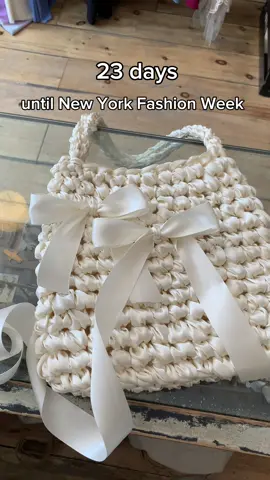 Super excited to show my new collection at NYFW! I’ve been working so hard for this and I hope you will love it as much as I do 💗🎀🤍 #crochet#ribbon#SmallBusiness#nyfw#newyork#newyorkfashionweek #bow#crochet#ribbon#bowstyle#OOTD#summerootd#vintage#crochet#crochetaddict#crochetbag#smallbusiness#smallbusinessowner#fashionstudent#nyc#brooklyn#y2k#coquette#留学#ファッション留学#海外留学#ニューヨーク生活#ニューヨーク#アメリカ留学