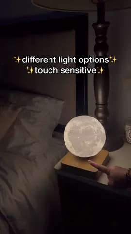 Check out this super cool lamp from the tiktok shop! #moonlamp #levitatinglamp #lamp 