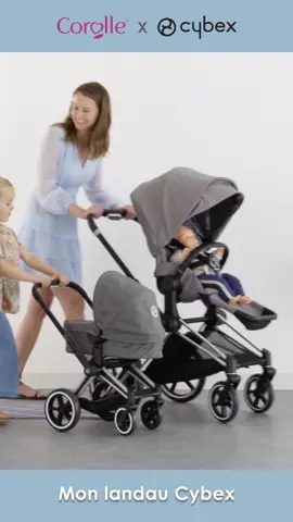 Pour imiter les grands, le landeau 3 en 1 Cybex est parfait ! 🤩  Sa stabilité et ses rangements offrent à votre enfant des heures et des heures de jeu 😍 #pourtoi #corolle #cybex