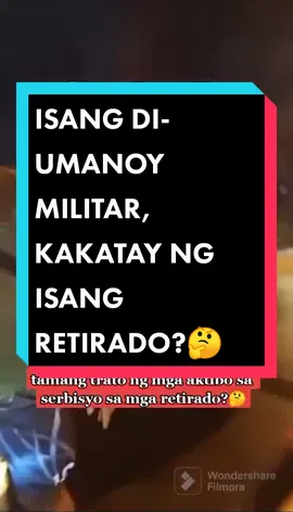 BILANG MGA NANGGALING SA ISANG DISIPLINADONG ORGANISASYONG MASASABI, (disiplinado nga ba?) DAPAT AKTIBO MAN O RETIRADO NA DAPAT ANDUN PA DIN YUNG PAG GALANG OR 