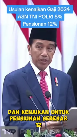 Usulan Kenaikan Gaji ASN 2024 #gajiasn #tnipolri #pensiunan 