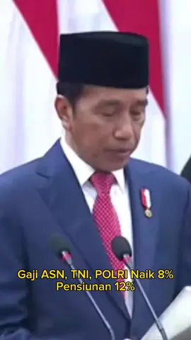 Gaji ASN, TNI, POLRI Naik 8 % dan Pensiun 12% #asn #gaji #pensiunanpns #pensiunan #gajiasn 