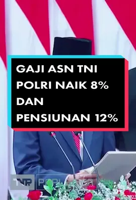 #CapCut Alhamdulillah, gaji ASN PUSAT DAERAH, TNI, POLRI naik 8%. Sedangkan pensiunan naik 12%. #serunya17an #gajipns #kenaikangajipns #gajipnsnaik #gajipns2024 #gajiasn #gajitni #gajipolisi #gajitnipolri 