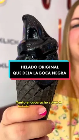 📌 Helado original en Madrid Este helado es muy original 🙌🏻 tanto el cono como el helado son completamente negros 🖤 Tiene sabor a coco y te tiñe la lengua 👅 además en la tienda puedes encontrar distintos colores y sabores 📍C/ del Arenal, 23 (Madrid) #madrid #heladosmadrid #originalmadrid #comerenmadrid