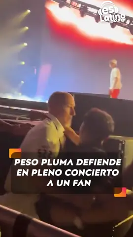 El concierto de Peso Pluma en Irving, Texas, defiende Peso Pluma en pleno concierto a un fan #pesopluma #mexico  #texas #concierto