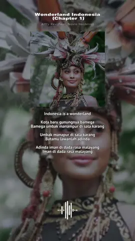 Indonesia, is the most beautiful land in the universe #wonderfulindonesia #alffyrev #noviabachmid  #kemerdekaan #indonesia #lyrics #music #foryou 🎧