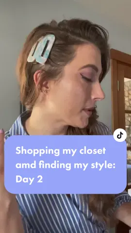 I forgot to post this yesterday 🫣 this is day 2 of shopping my closet amd discovering my personal style! I needed an outfit for my job interview and to grab my parents from the airport! The shorts are secondhand but the top is from @Otrium and the clips are from @Etsy   #shopmycloset #discoveringmystyle #fitcheck #outfitdetails #getreadywithme #outfitoftheday #personalstyle #otriumhaul 