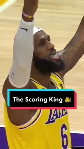 The moment LeBron James became #TheScoringKing 👑 #NBA #basketball #LeBron #LeBronJames #AllTime #score #KingJames #king 