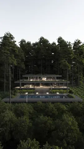 / house in forest Architecture By @_vlasov_roman_ 