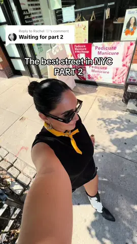 Replying to @Rachel 🤍 part 2 discovering some amazing spots along the best street in nyc #nyc #thingstodoinnyc #newyorkcity #nyctiktok 
