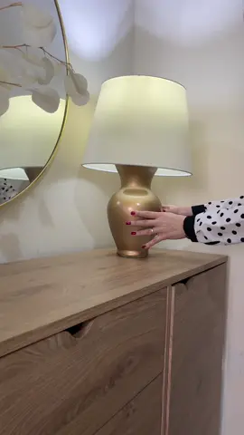 Table Lamp diy  it is super easy to do and looks amazing all you need :  a vase  spray paint  lamp shade ( this one is from @ikeauae ) and light  i used the glue gun to fix the plate on the vase and the lampshade on the plate  let me know your thoughts 💭  mention a friend who would love to recreate this 🧡 . . . . . #dıy #diydecor #tablelamp #handmade #diyhomedecor #ididit #homedecor #homestyle #golddecor #homestyle #homedesign #livingroominspo #diyideas #creativeideas #homeinterior #homeideas #livingroomdecor #livingroomideas #homedecoration #diyhome #easydiy 