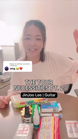 Replying to @Gabby Lemaire Tour Necessities Part 2️⃣  #THETOUR 