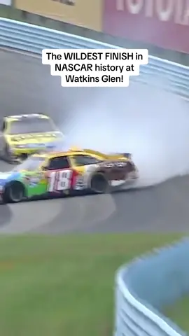 Crazy. Crazy. Crazy. #nascar #watkinsglen #racing #crash #motorsports 