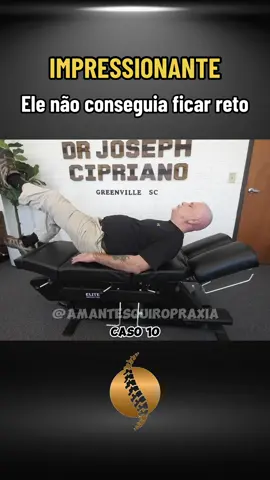 Ele não conseguia ficar reto #chiropractic #chiropractor #quiropraxia #chiro 