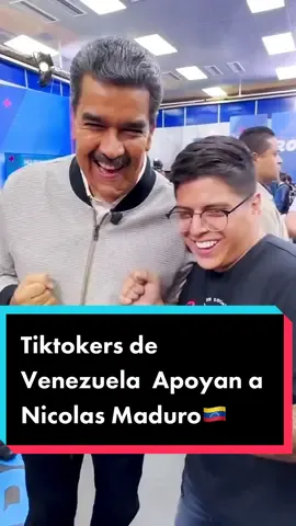 Tiktokers Venezolanos ayudan al gobierno de Nicolas Maduro #nicolasmaduro #maduro #venezuela #andytoala #influencerconnicolasmaduro #venezolanos 