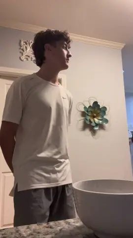 I tried tk do the using someones head to crack an egg thing and i was too rough. He also is talking avout his fried rice 