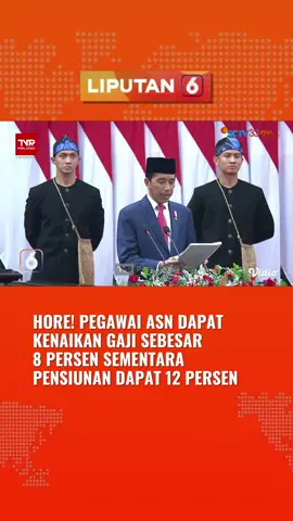 Kabar gembiraa untuk ASN~ #gaji #kenaikangaji #asn #pns #pensiunan #newssctv #liputan6siang #liputan6pagi #sctv #berita #fypindonesia #fyp #tiktokberita #berita #beritatiktok