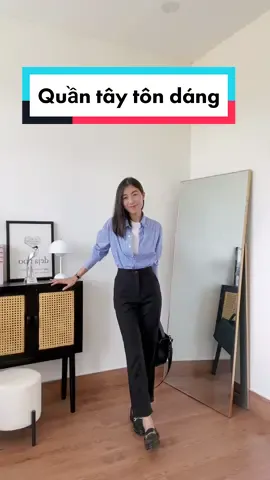 Chiếc quần tây ống đứng siêu tôn dáng #gumac #muataitiktokshop #tiktokshopvn #quantay 