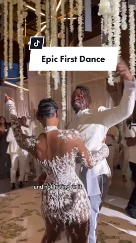 OK what do you think of the dance now? No hateration in this dancery. #firstdance #wedding 