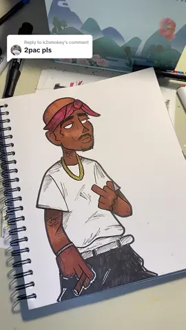 Replying to @k2smokey DRAWING 2PAC INTO A CARTOON CHARACTER!!! WHO SHOULD I DRAW NEXT?!? COMMENT BELOW!!! #2pac #art #cartooncharacter #graphicnovel #artist #cartoonist #digitalart #fyp #fypシ #fypage #foryoupage #drawing #draw #cartoons #artistoftiktok #artistatiktok #sketching #tutorial #arrtxart #arrtxmarkers #drawings #cartoonedit 