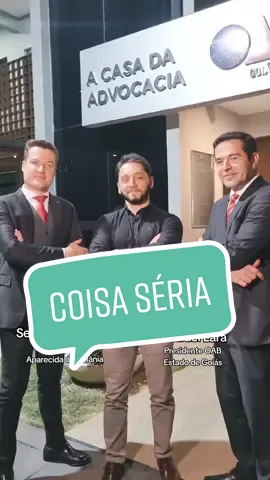 Agradecimento a estes dois gigantes que atuam na linha de frente da OAB - Goiás pelos advogados! #humorbr #advogado #engracado #humorbrasil #fy #estagiario #estagio #advocacia 
