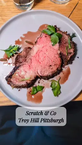 I finally drove up Rialto St. to eat at Scratch & Co in Troy Hill. #pittsburgh #pittsburghpa #pgh #eatpgh #pittsburghfood #pittsburghfoodie #food #Foodie #foodies #foodtiktok #restaurant #primerib 