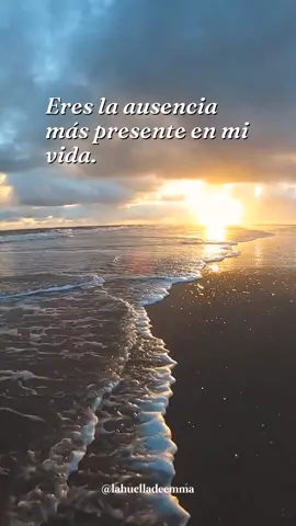 Eres la ausencia más presente en mi vida... Pocos entenderán que te fuiste pero no te fuiste... #lahuelladeemma #duelo 