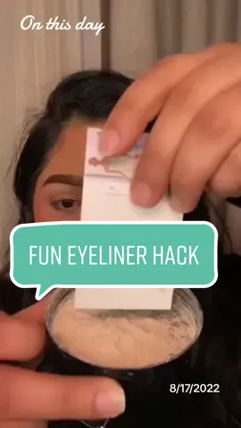 #onthisday #makeuphack #makeuptry #eyelinerhack #eyelinertrick #makeup #makeuphacks #eyelinerhacks💞 #mua 