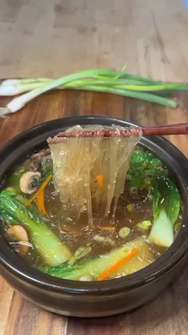 Easy Glass Noodle Soup in less than 20 minutes🍜 #glassnoodles #glassnoodlesoup #mungbeannoodles #asiansoup #asiannoodlesoup #EasyRecipe #quickrecipes #cookingmadeeasy #cookingmadesimple #20minutemeal #vegetablesoup #DinnerIdeas #easymealidea #CookingHacks #savorysoup #litesoup #noodles #noodlerecipe #bouncynoodles #noodlesforlunch #noodlesoup #bokchoy #gingerbroth #healthyrecipes #healthydinnerideas #soupseason #healthymeals #glassnoodlerecipe 