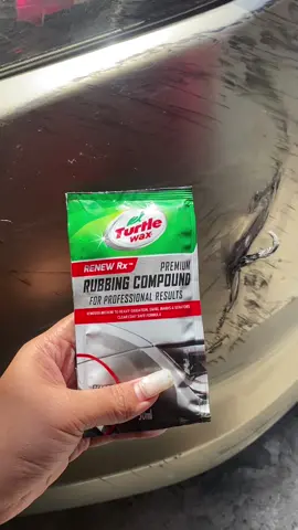 Turtle wax ✨🥹 #scratchremover 