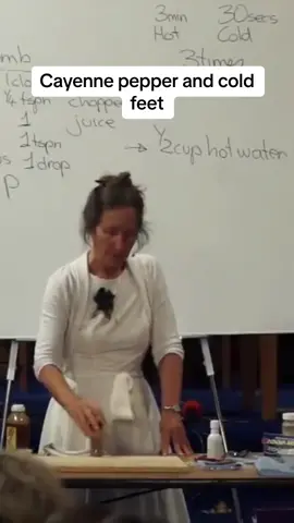 Barbara O’Neill explains how cayenne pepper can help someone with cold feet and circulatory issues. #barbaraoneill #holistichealth #naturalhealth #naturalremedies 