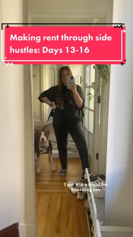 Making rent through side hustles: Days 13-16! Nearing the finish line yall 💪 Link in b¡o to sign up for rover! #sidehustle #rover #dogwalker #petsitter #dogwalking 
