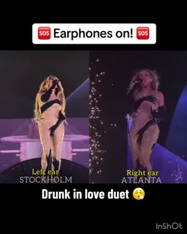 Right ear Bey lowkey ate left ear Bey up with the extra riffs despite not hearing herself well #beyonce  #renaissanceworldtour  #rwt2023  #beyonceatlanta #atlanta #drunkinlove #beyoncedubai  #bestvocals #beyhive #fypシ 