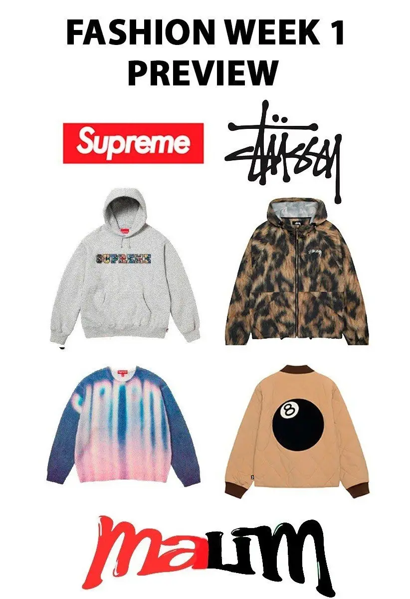 FW 23 Supreme/Stussy#fw#fw23#Fashion Week 2023 Adresse#суприм#стуси#стиль#фэшн 