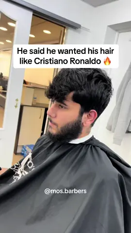 Icl I don’t think he has the hair texture to get Ronaldo’s style 😅 