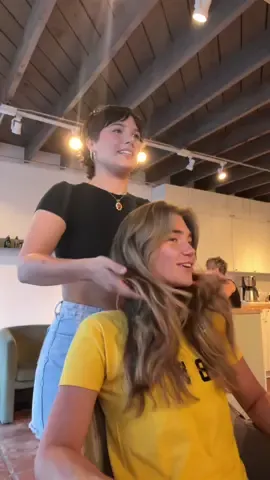 the more layers the better for @nico 🌹 . #fyp #clairexobeauty #queer #lgtb #queerstylist #losangeleshairstylist #silverlakehairstylist #lahairstylist #hairtok #nicoandy #shag 