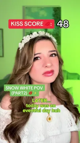 Replying to @𝕭𝖗𝖎 𝕸𝖎𝖟𝖚𝖗𝖆💗 #pov: everyone is given a kiss score, if you kiss your soulmate, you’ll reach 100…(PART2)#snowwhite #kisses #TrueLove #soulmatepov #wholesome 