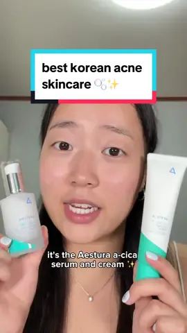 calming & strengthening my skin barrier helped my acne so much more than salicylic acid ever could 😫 check out the amazon link in my storefront! #acneskincare #koreanskincare #kbeauty #aestura #aesturapartner #amazonbeauty