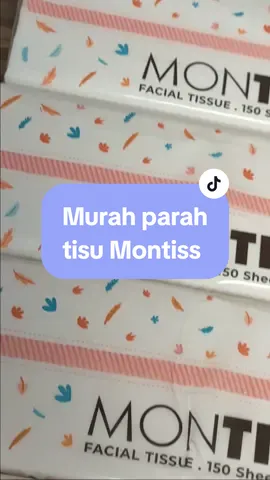 Parah ada tisu semurah ini cuma di tiktok shop...auto borong banyak...gercep sebelum sold out... #tisumontisspromo  #tisumontiss  #tisuviraltiktok  #tisumurah 