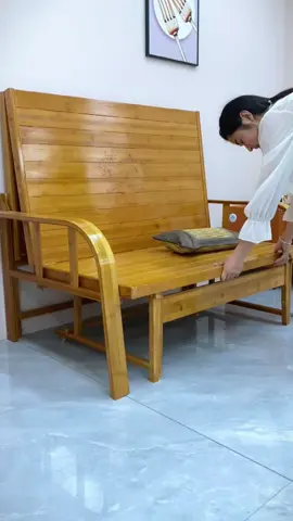 Sofa giường tre xếp gọn đa năng #sofa #giường #noithat #decor 