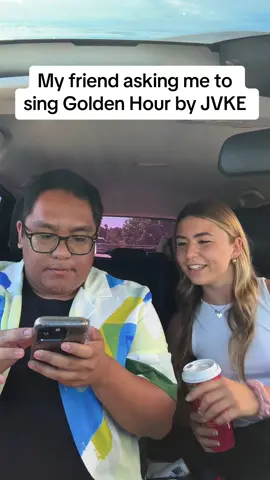 Even though I messed up a word in the song I thought I sounded alright @JVKE  #singing #goldenhour #jvke #cover #singer #reaction #singingvideo 