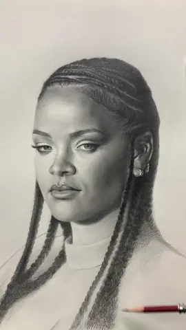 Etapas do Retrato Realista a mão livre. #desenho #desenhorealista #drawing #art #portraitdrawing #arte #tutorialdedesenho #rihanna 