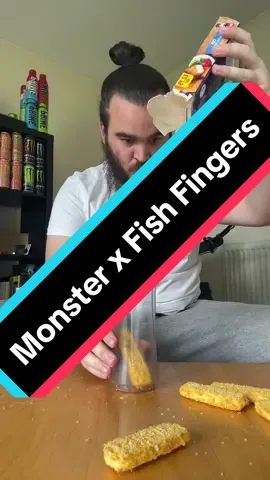 Replying to @DoctorWhoHub I didn’t know fish had fingers. #monsterenergy #monster #energydrink #fishfingers #challenge #mix #blend #tastetest #funny #gross #reaction #craignotcreg #fypシ 