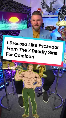 I Dressed Like Escandor From The 7 Deadly Sins For Comicon